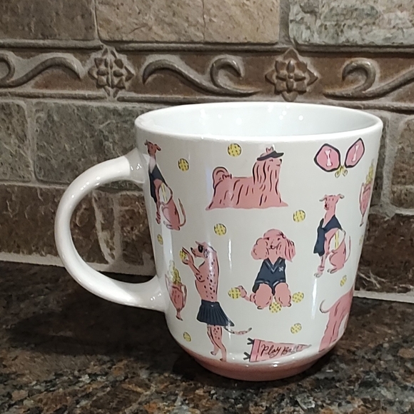 NWT Playful Pink Dog Print Mug, Prima Mugs - Picture 2 of 7